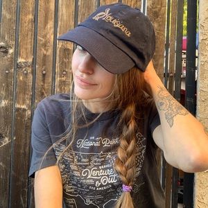 Vintage Louisiana baseball hat or dad hat 1990s